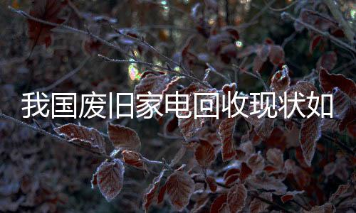 我国废旧家电回收现状如何?